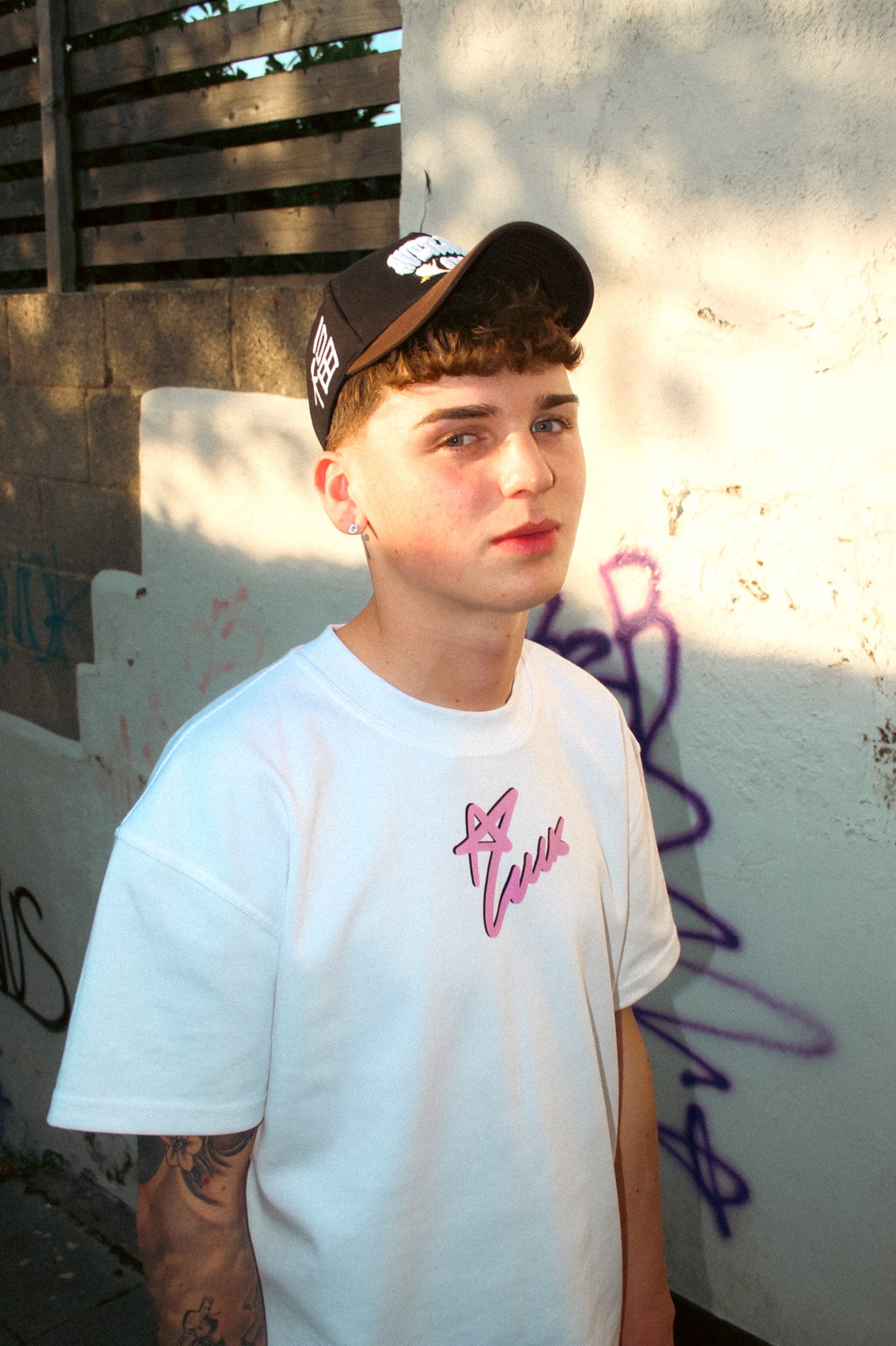 White AverageLuck Tee - First Edition