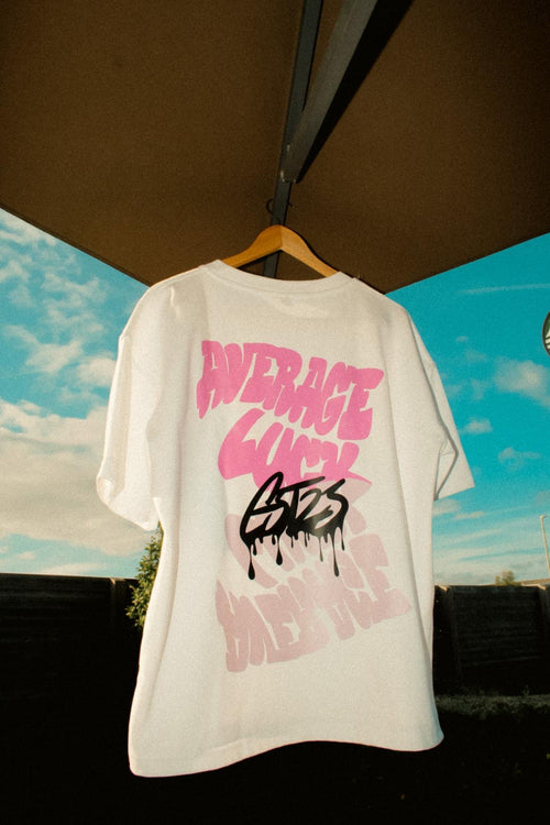 White AverageLuck Tee - First Edition