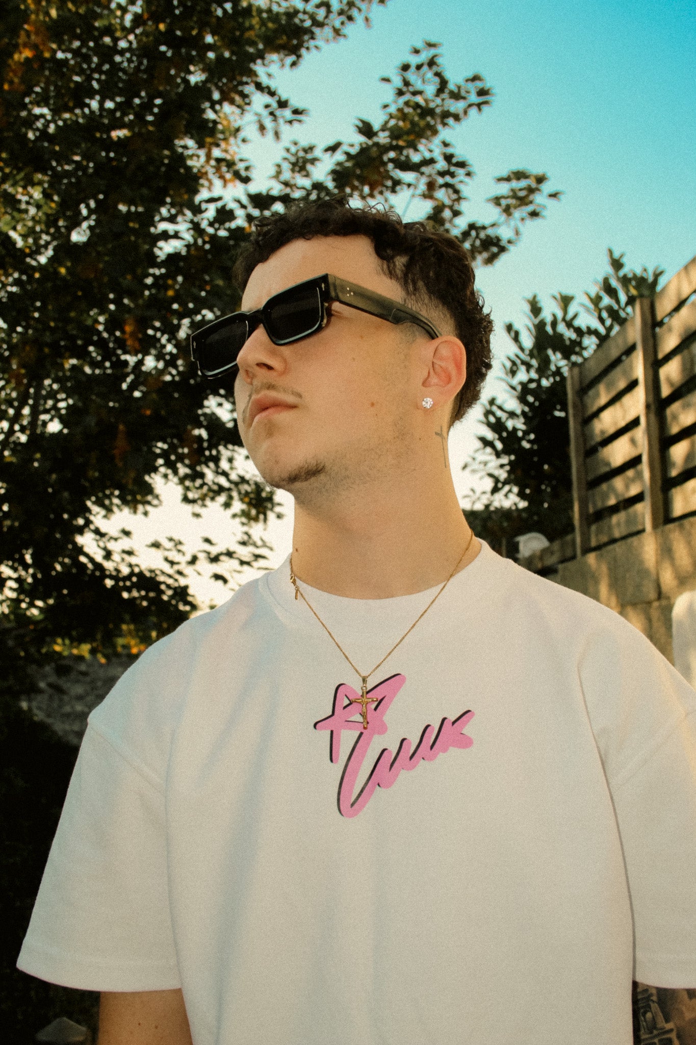White AverageLuck Tee - First Edition