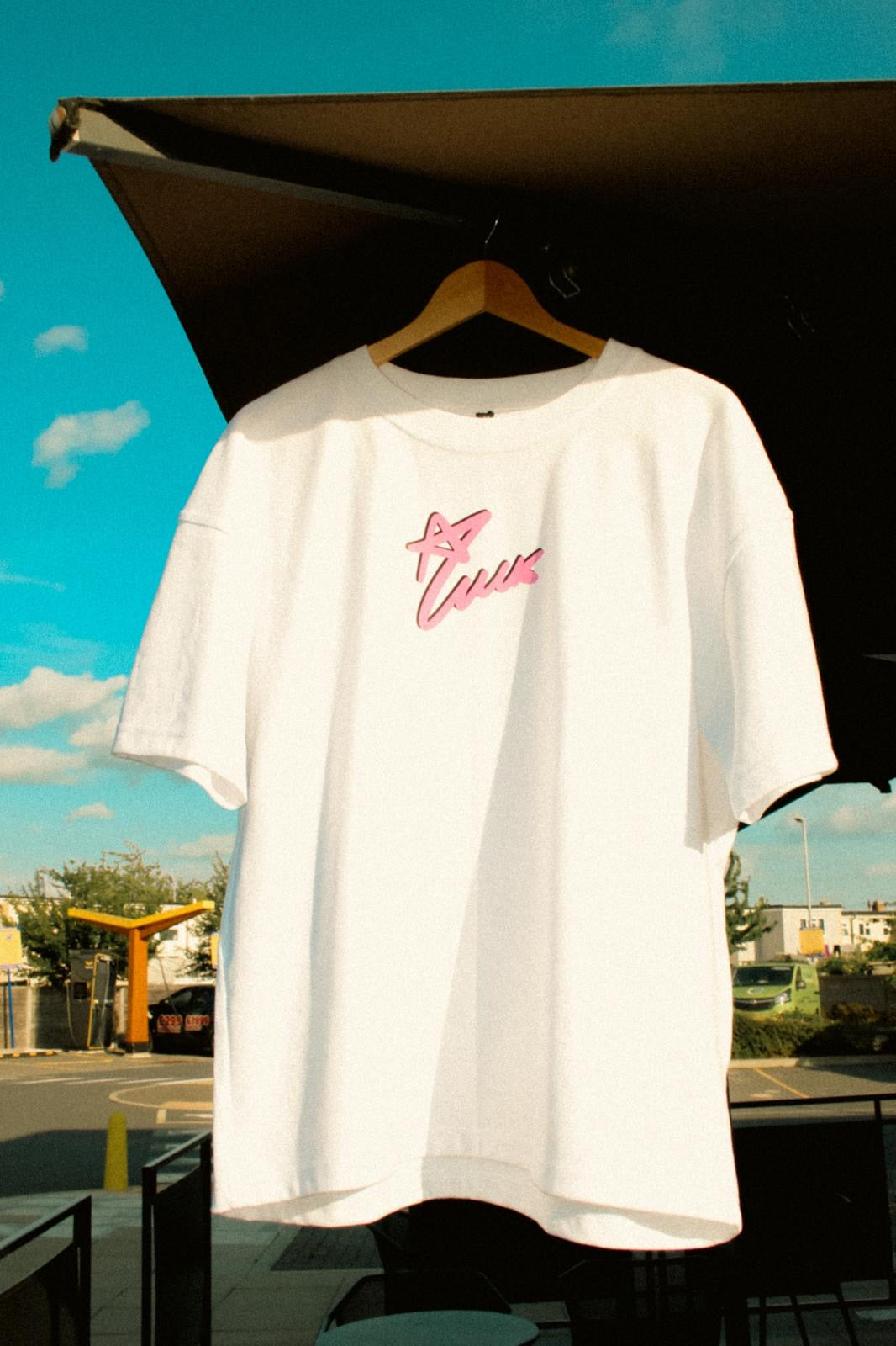 White AverageLuck Tee - First Edition