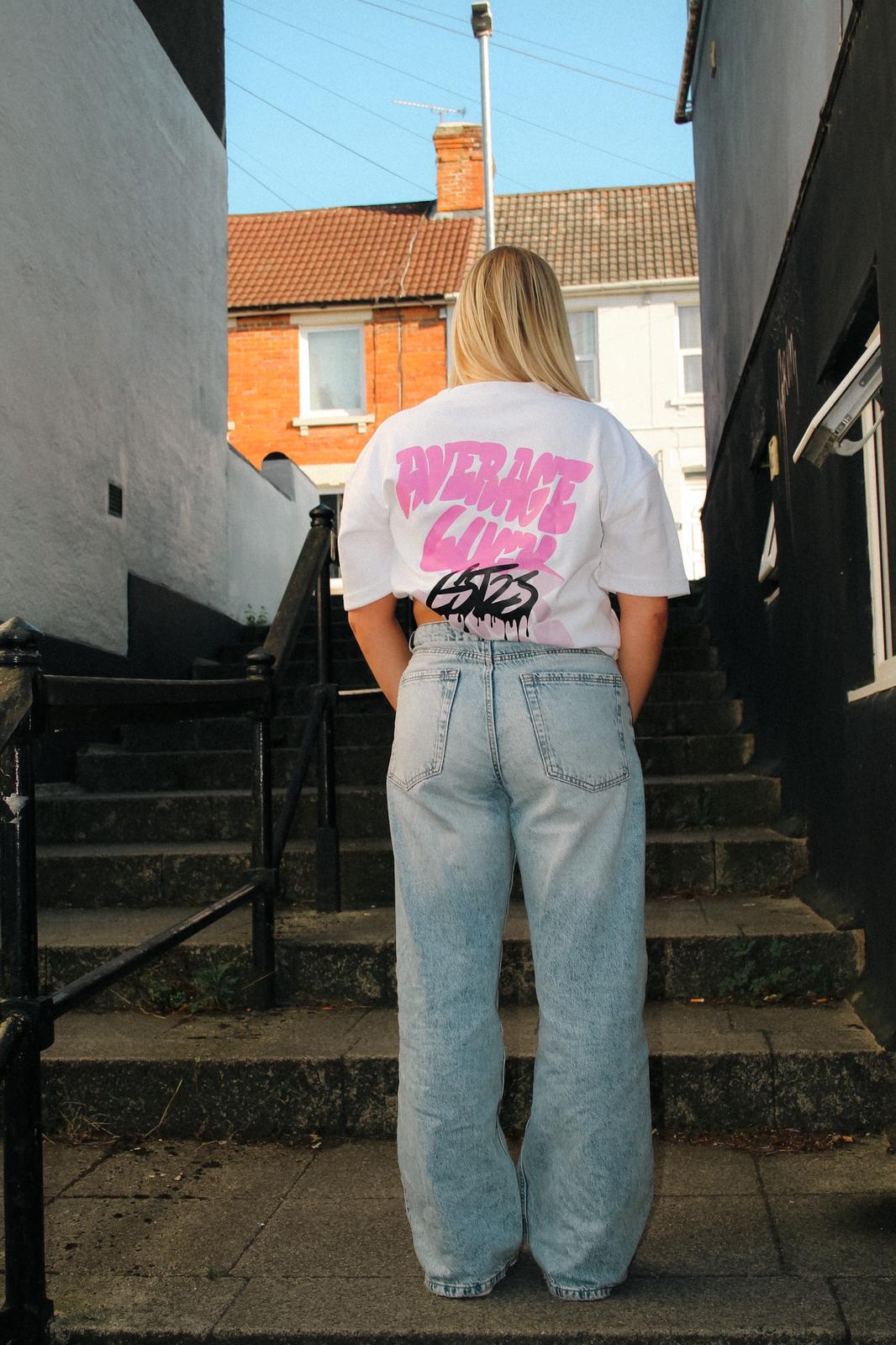White AverageLuck Tee - First Edition